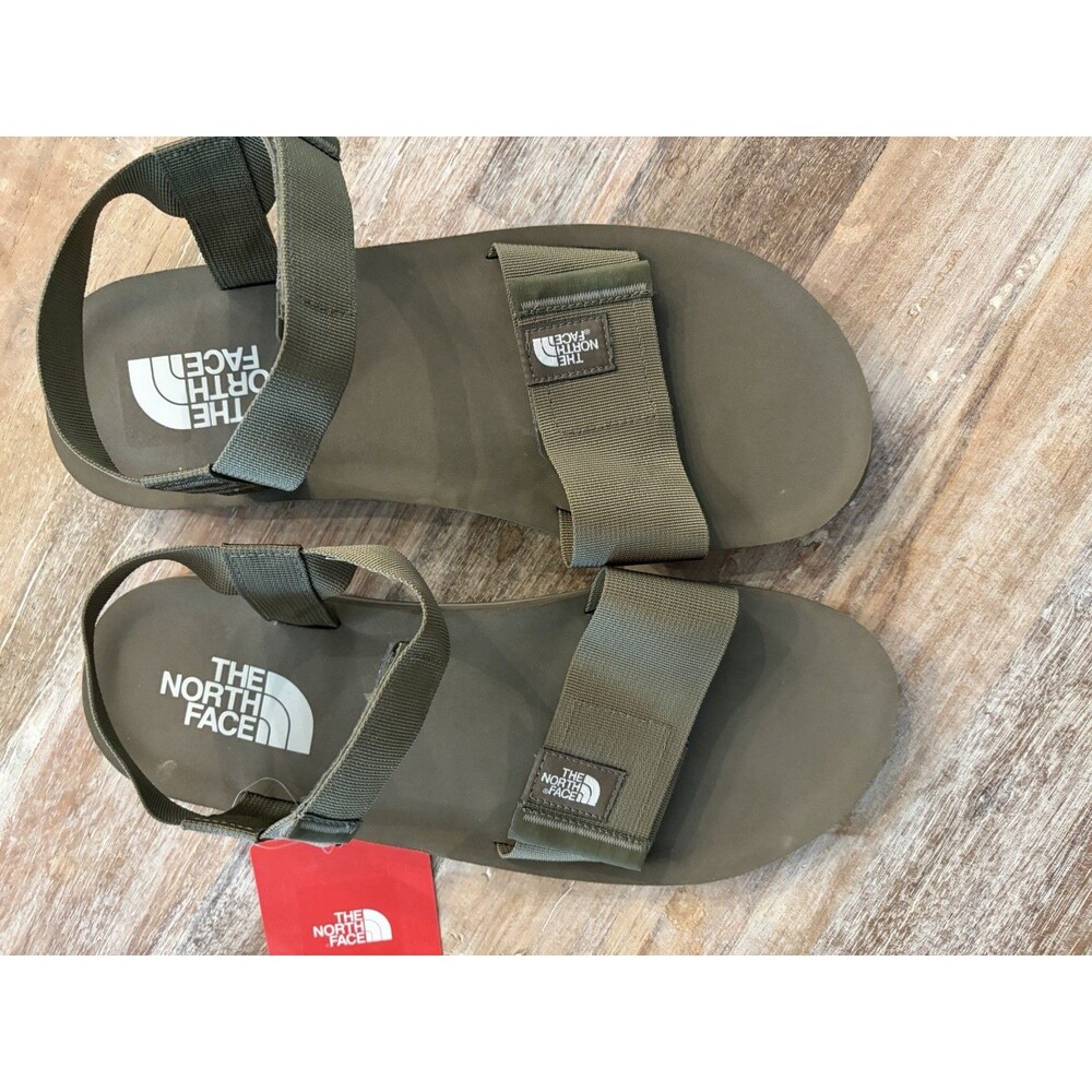 The North Face Olive Green Adjustable Strap Sandals